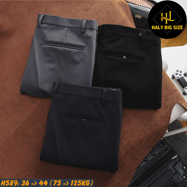 Quần tây nam big size co giãn form ôm H589