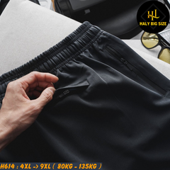 Quần short thun nam  big size trơn co giãn thoải mái H614