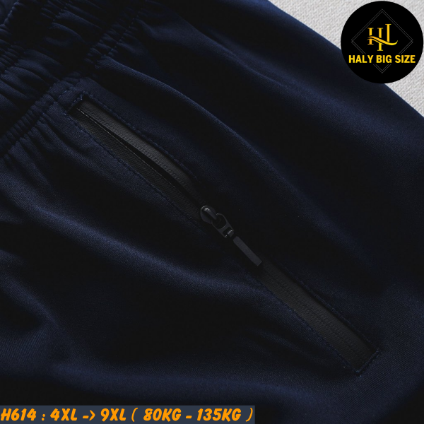 Quần short thun nam  big size trơn co giãn thoải mái H614