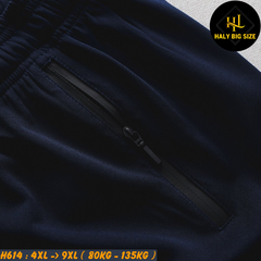 Quần short thun nam  big size trơn co giãn thoải mái H614