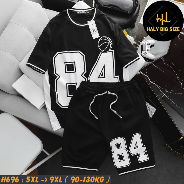 Đồ bộ nam big size cotton cao cấp in lụa số 84 H696
