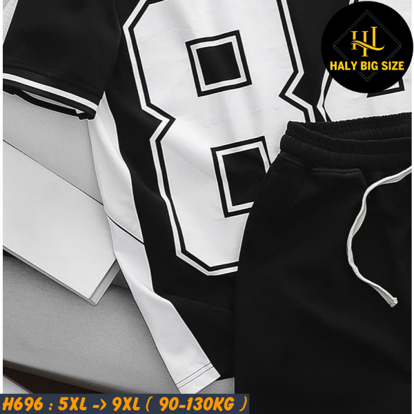 Đồ bộ nam big size cotton cao cấp in lụa số 84 H696