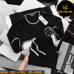 Đồ bộ nam big size cotton cao cấp in lụa số 84 H696