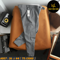 Quần tây nam big size ống đứng H807