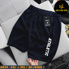 Quần short thun nam big size in phản quang ATHLETIC H834