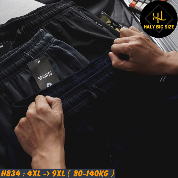 Quần short thun nam big size in phản quang ATHLETIC H834