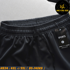 Quần short thun nam big size in phản quang ATHLETIC H834