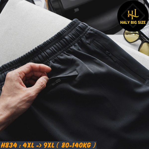 Quần short thun nam big size in phản quang ATHLETIC H834