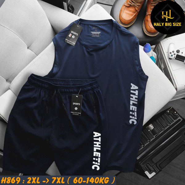 Đồ bộ nam big size 3 lỗ thể thao thun lạnh H869