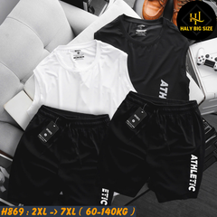 Đồ bộ nam big size 3 lỗ thể thao thun lạnh H869