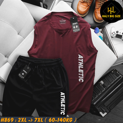 Đồ bộ nam big size 3 lỗ thể thao thun lạnh H869