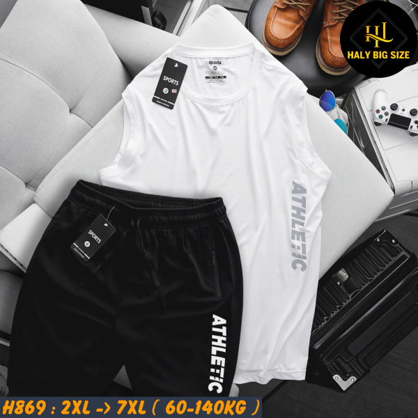 Đồ bộ nam big size 3 lỗ thể thao thun lạnh H869