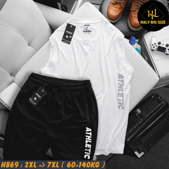 Đồ bộ nam big size 3 lỗ thể thao thun lạnh H869