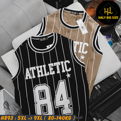 Áo thun lạnh ba lỗ in số 84 H893