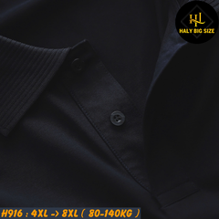 Áo polo nam big size cotton trơn H916
