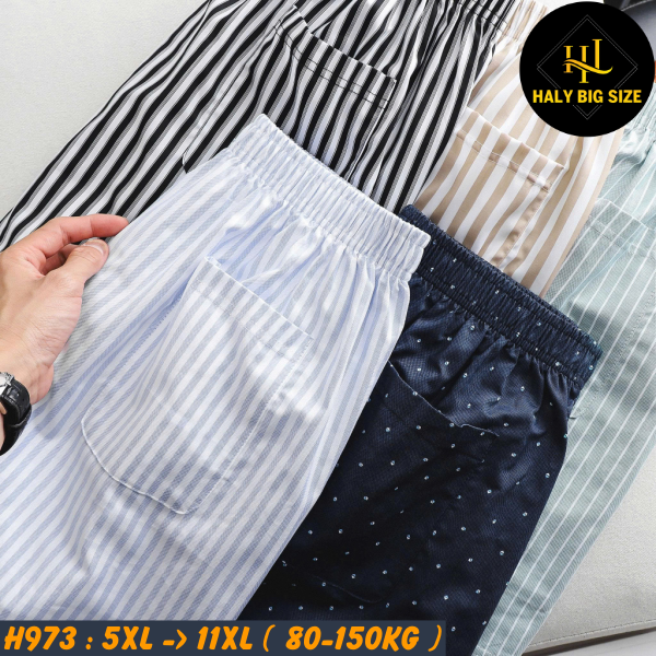 Quần đùi nam họa tiết mặc nhà big size H973