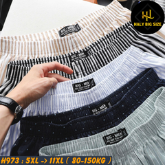 Quần đùi nam họa tiết mặc nhà big size H973