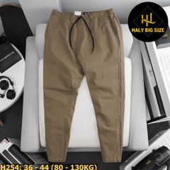 Quần kaki nam big size lưng thun thoải mái H254