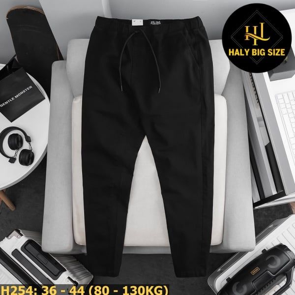 Quần kaki nam big size lưng thun thoải mái H254