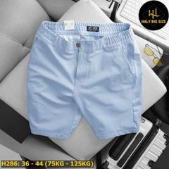 Quần short kaki big size lưng thun H286