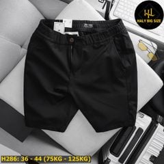 Quần short kaki big size lưng thun H286