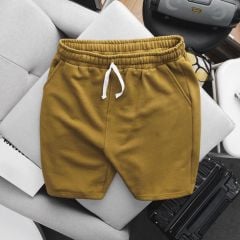 Quần short nỉ cua nam big size trơn dễ phối đồ H571