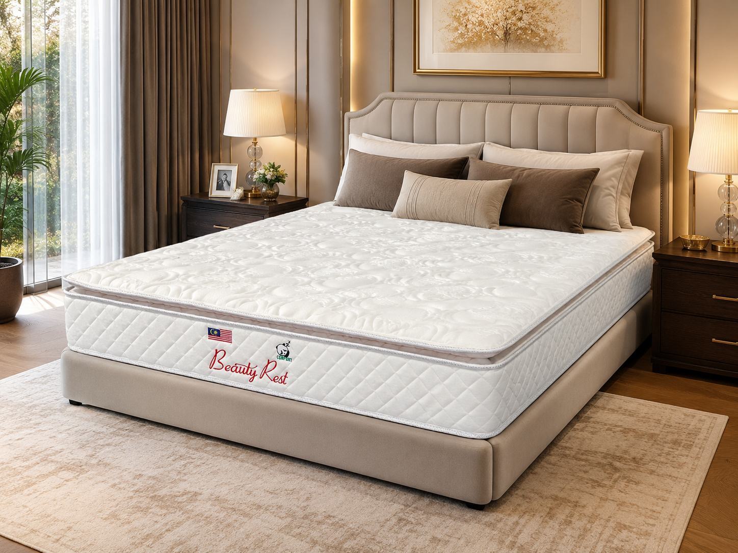 Nệm lò xo liên kết Beauty Rest thương hiệu COMFORT Malaysia