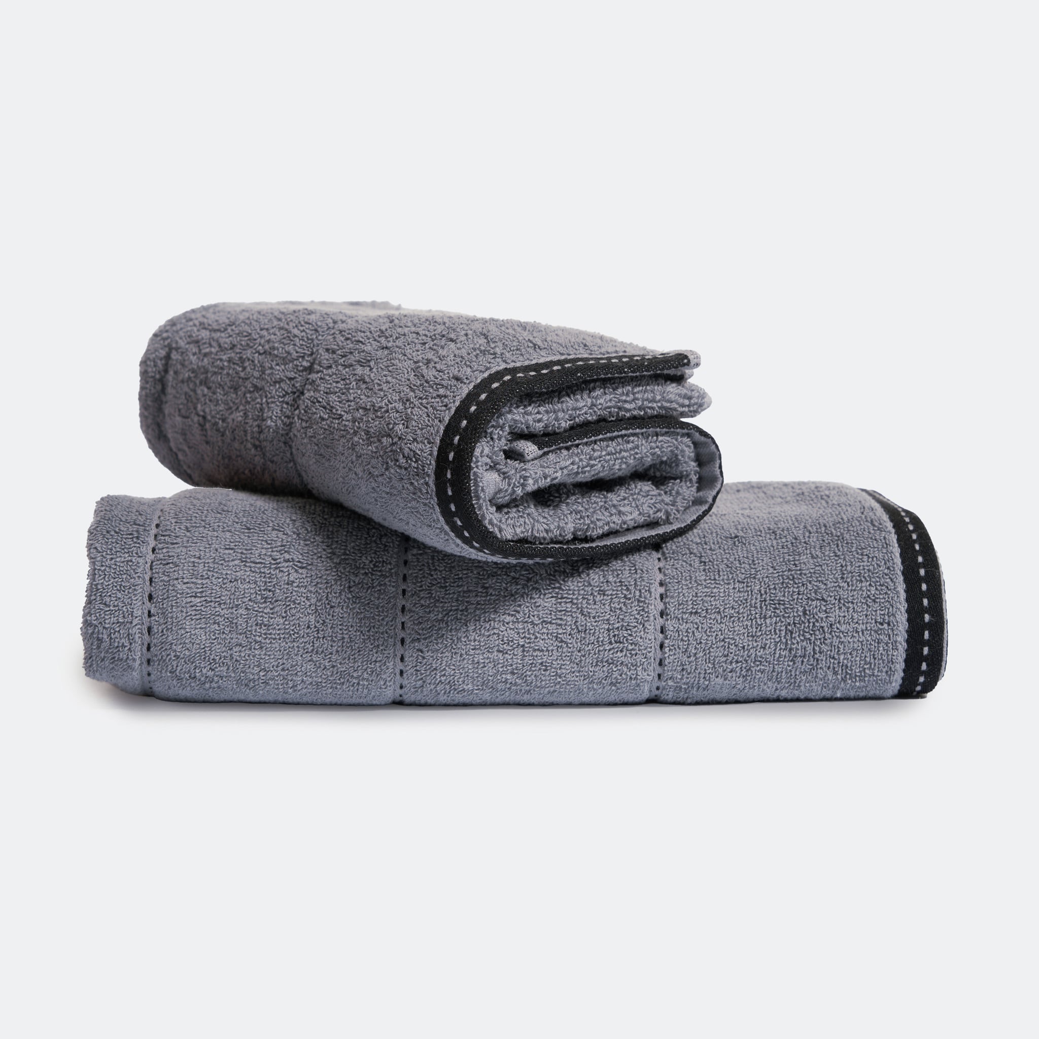Khăn Cotton cao cấp - Họa tiết xám