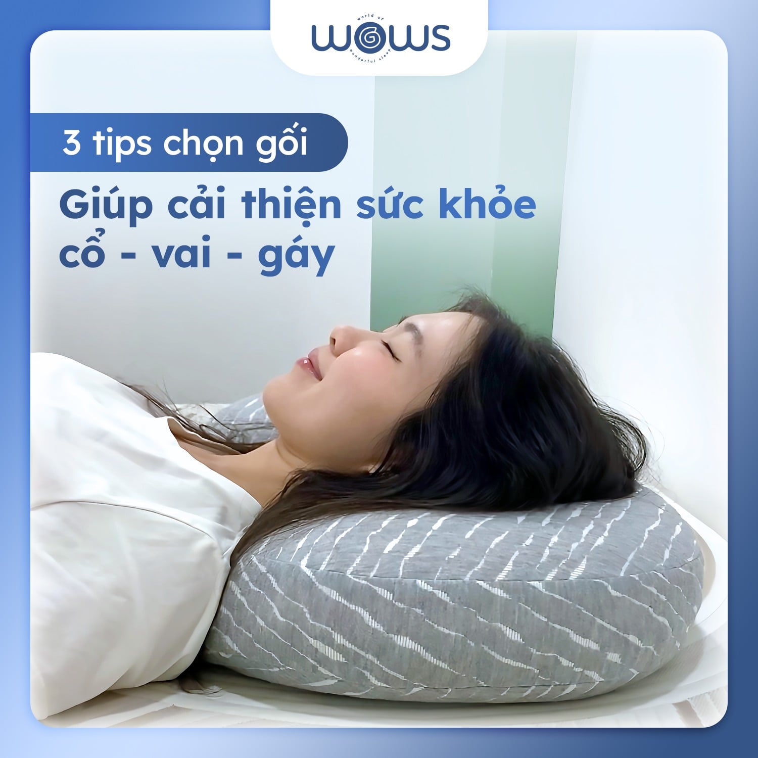 Gối Sleepy Bean hiệu WOWS