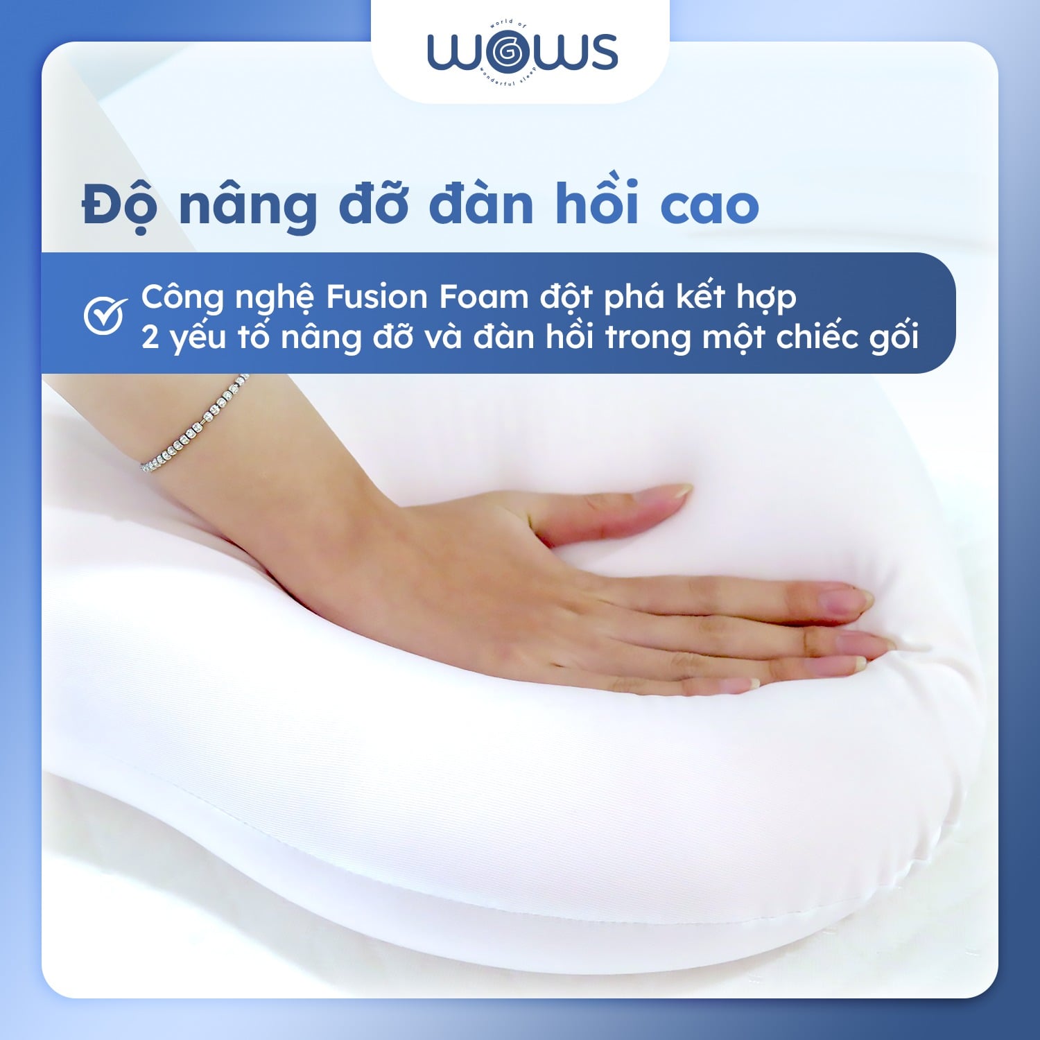 Gối Sleepy Bean hiệu WOWS