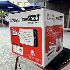 Nồi cơm điện nắp gài lòng nồi tráng men 1.8 lít PA10 hiệu CANCOOK mới 100%