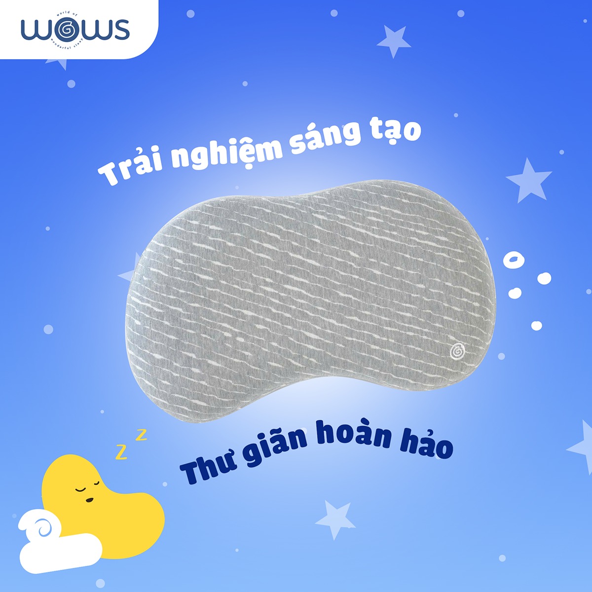 Gối Sleepy Bean hiệu WOWS