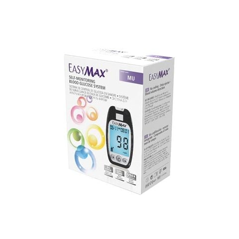 Combo Tháng 8  Máy đo đường huyết  EasyMax MU + Tặng 2 hộp Que thử đường huyết EasyMax - YTECO