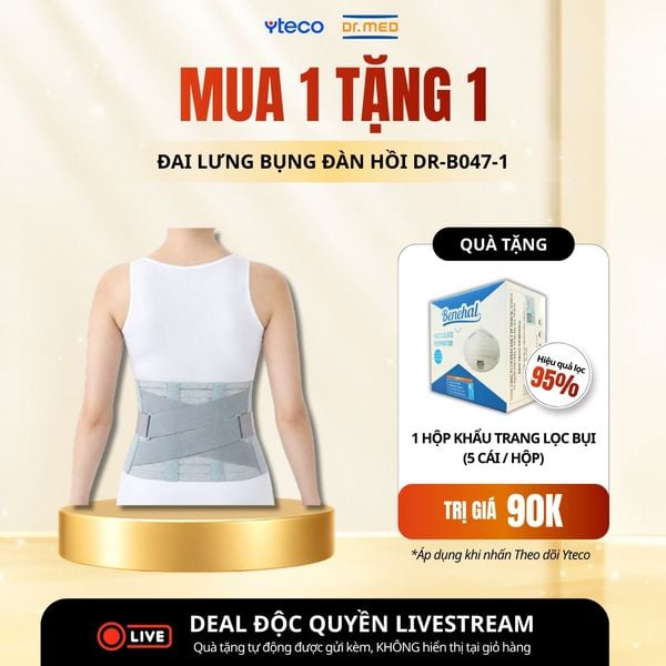 Đai lưng bụng đàn hồi Dr.MED DR-B047-1 - YTECO