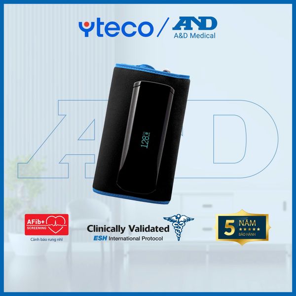 Máy Đo Huyết Áp Điện Tử Bắp Tay (AND, UA1200BLE, ASIA , Nhật Bản) - YTECO