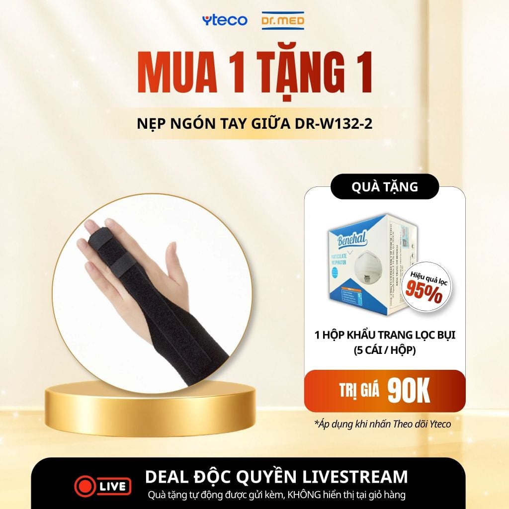 Nẹp ngón tay giữa Dr.MED DR-W132-2 - YTECO