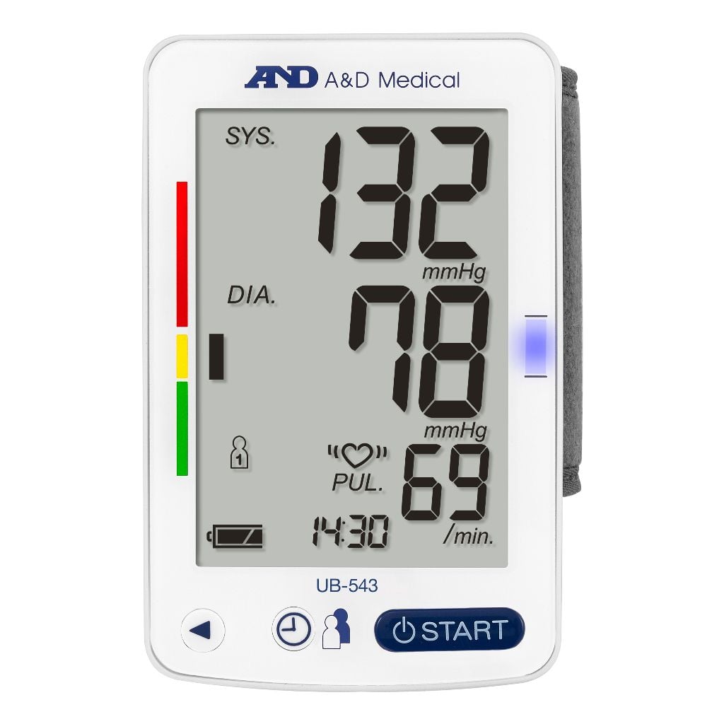 Máy Đo Huyết Áp Cổ Tay  (AND, UB-543, EC, Nhật Bản) -YTECO