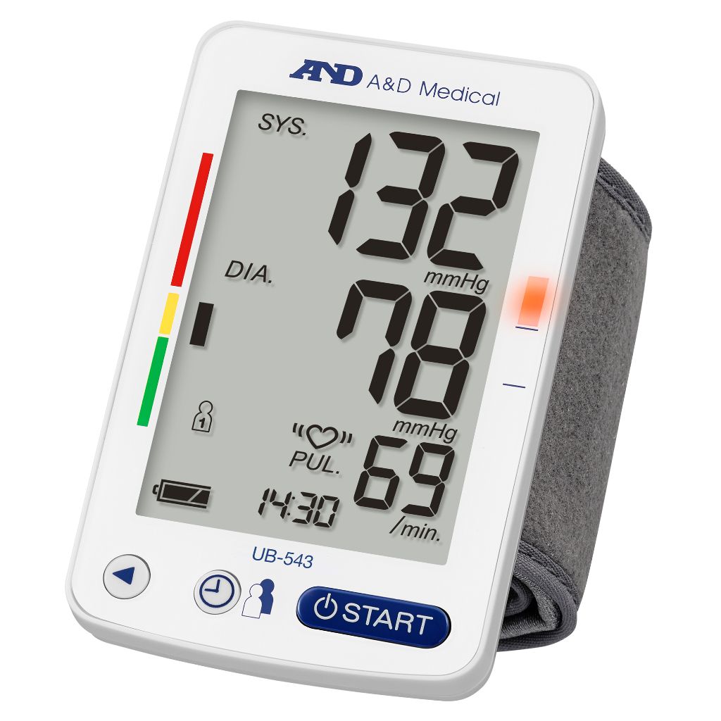 Máy Đo Huyết Áp Cổ Tay  (AND, UB-543, EC, Nhật Bản) -YTECO
