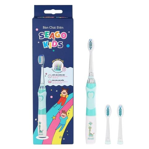 Bàn Chải Điện Trẻ Em (SEAGO, SG-977, màu hồng, màu Xanh, Trung Quốc) - YTECO