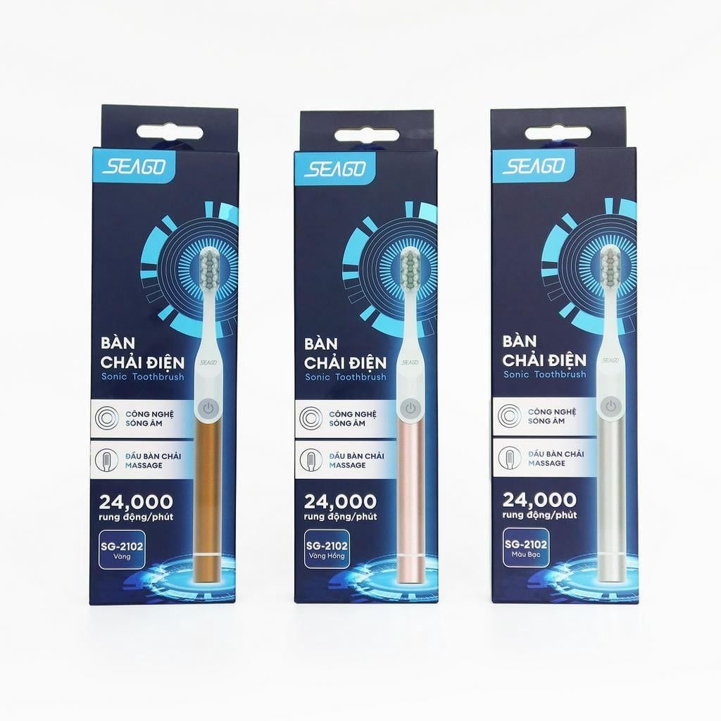 Bàn chải điện sóng âm Seago SG-2102 - YTECO