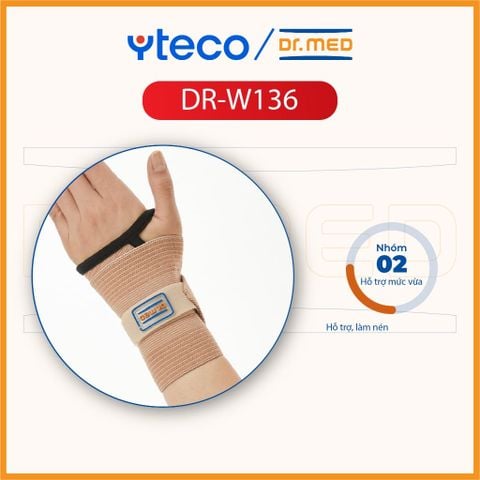 Bao đeo bảo vệ cổ tay đàn hồi Dr.MED DR-W136 - YTECO