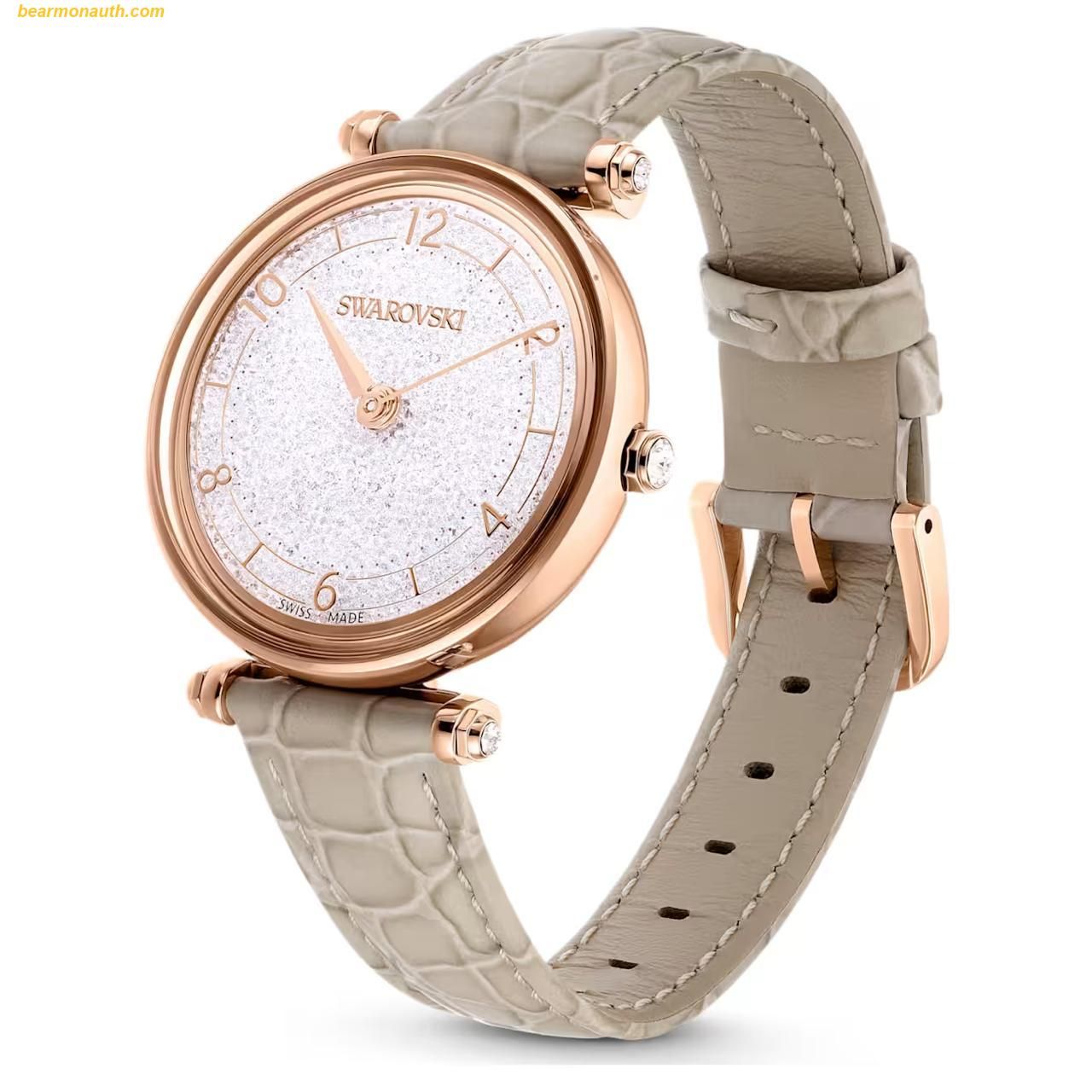 Đồng Hồ Swarovski Crystalline wonder watch Swiss Made - 5656899 - Rose gold 
