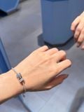  Vòng Tay, Lắc Tay SWAROVSKI Connexus bracelet Mixed cuts, Love is around, Blue, Rhodium plated 5690039 