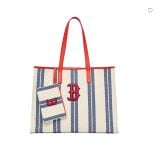  Túi Tote MLB Ethnic Stripe Tote Bag Boston Red Sox L.Navy 3AORL0323-43NYL 