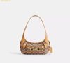  Túi Đeo Vai Coach Belted Ergo Shoulder Bag 26 In Signature Jacquard - Khaki Light Peach 