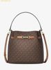 Túi Xách Michael Kors Carson Medium Signature Logo Convertible Bucket Crossbody Bag Brown 35R6G2ZS6B