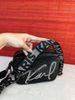  Túi đeo vai Karl Lagerfeld Paris Maybelle Camera Crossbody Màu Đen Gắn Đá 