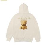  Áo Hoodie ADLV Block Bear Hoodie Trắng Cream 