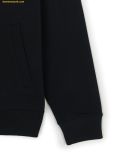  Áo Hoodie Zip MLB Sporty Varsity Shoulder Contrast Hooded Zip-Up NY (Black) 3ATRV0144-50BKS 