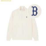  Áo Sweat MLB Basic Small Logo Half-zip Man-to-Man BOS Trắng Cream 3AMTB0241-43CRD 